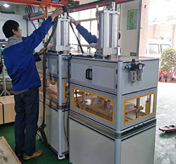 4臺(tái)氣液增壓機(jī)出貨啦，5噸高壓油壓出力型